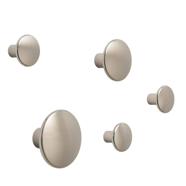 Colgador metal The Dots 5 cm, Taupe Muuto
