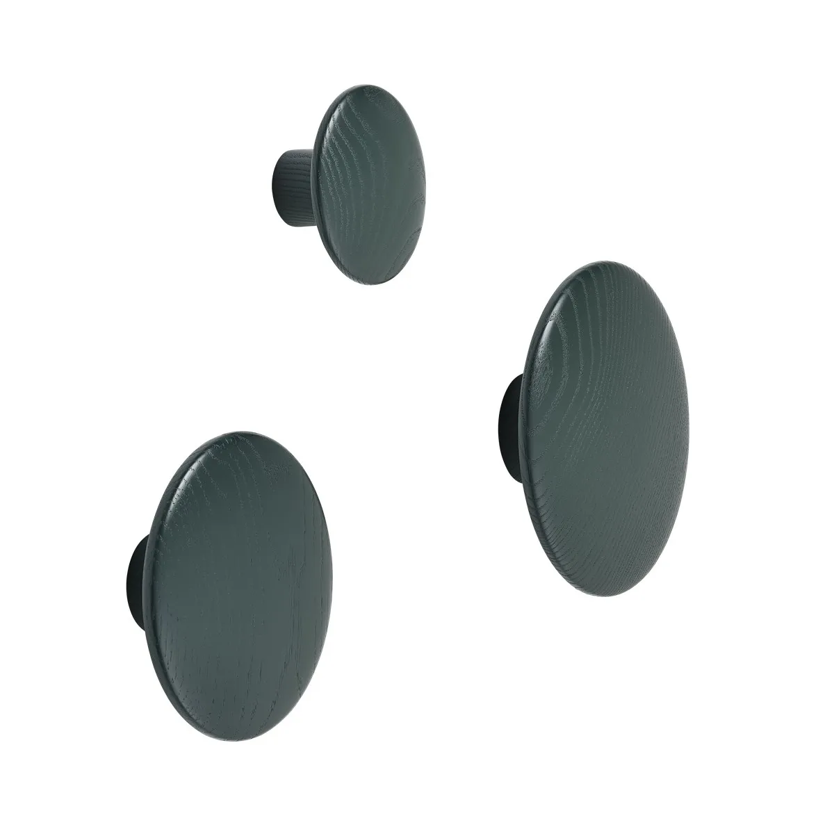 Colgador The Dots dark green, Large Muuto