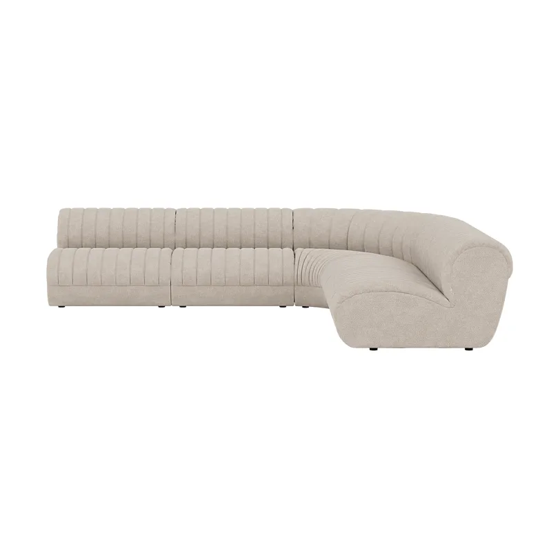 Coltre sofá modular, Configuración 1, turf-sand, sofá rinconera Muuto