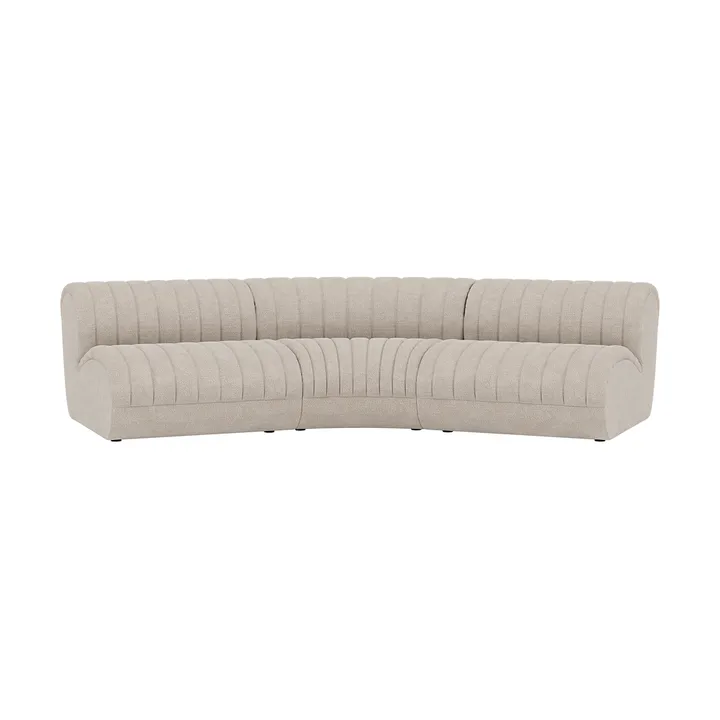 Coltre sofá modular - Configuración 4, turf-sand, 3 plazas - Muuto