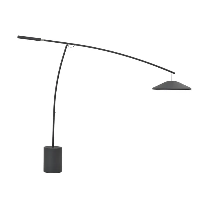 Contra lámpara de pie - Anthracite black-concrete, 188 cm - Muuto