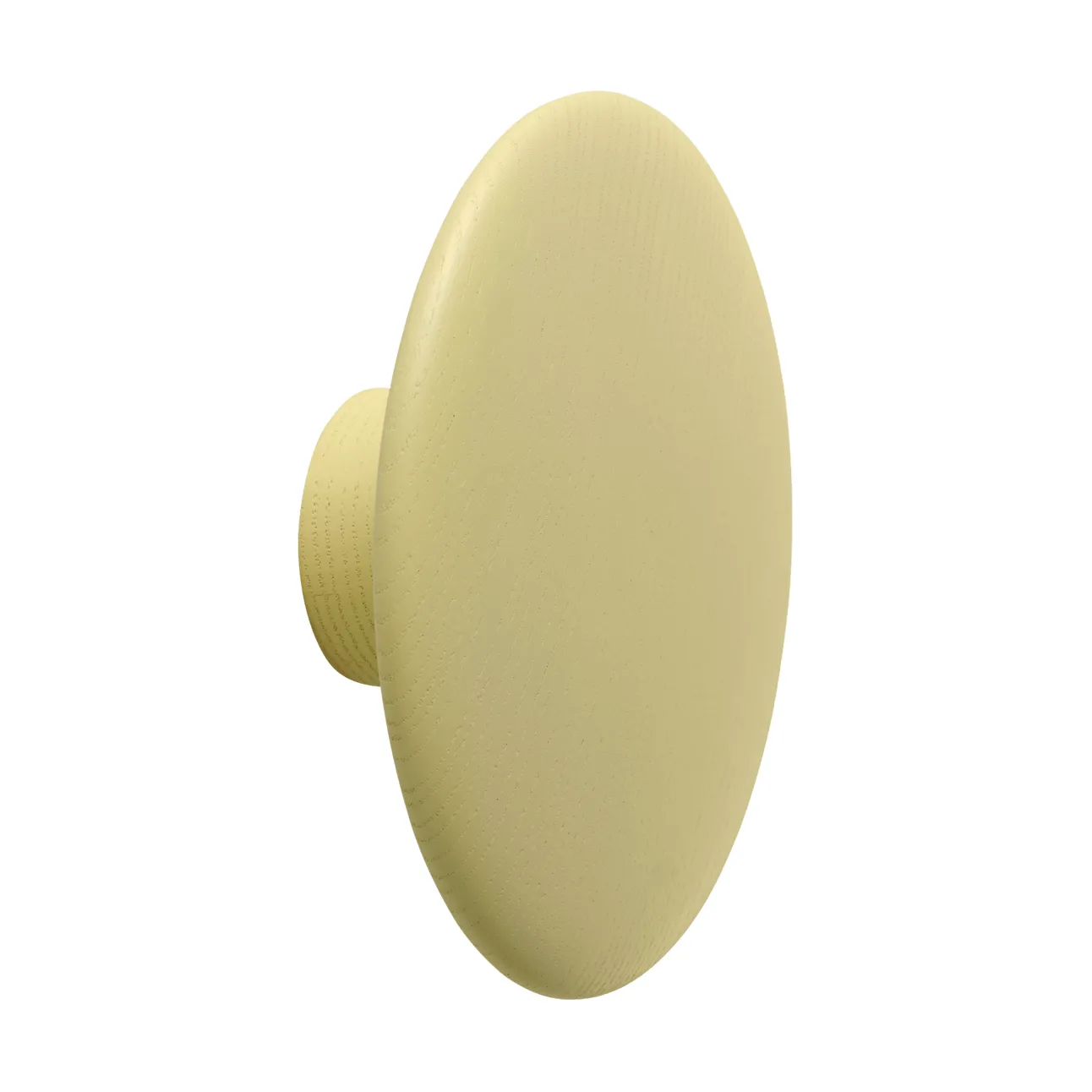 Dots Wood perchero, Amarillo-beige, Ø13 cm Muuto