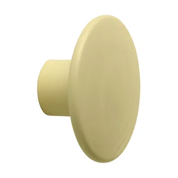 Dots Wood perchero - Amarillo-beige, Ø6,5 cm - Muuto