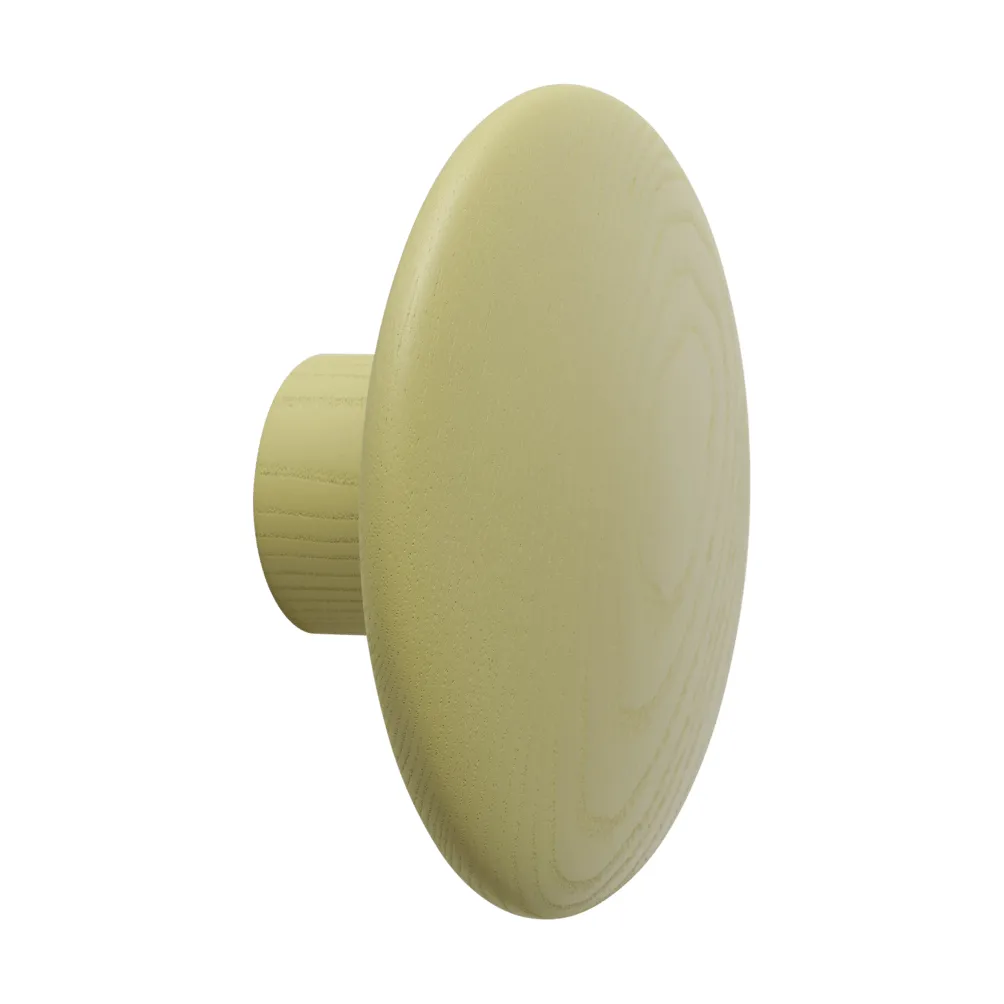 Dots Wood perchero, Light olive, Ø9 cm Muuto