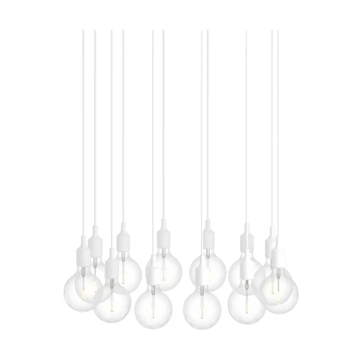 E27 Pendant Cluster 12 lámpara colgante - Blanco - Muuto
