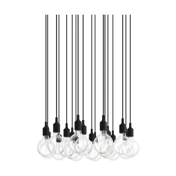 E27 Pendant Cluster 18 lámpara colgante - Black - Muuto
