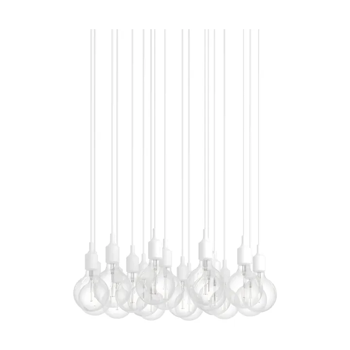 E27 Pendant Cluster 18 lámpara colgante - Blanco - Muuto