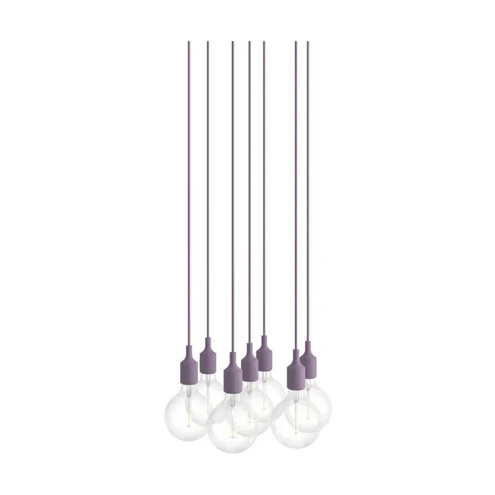 E27 Pendant Cluster 7 lámpara colgante - Dusty lilac - Muuto