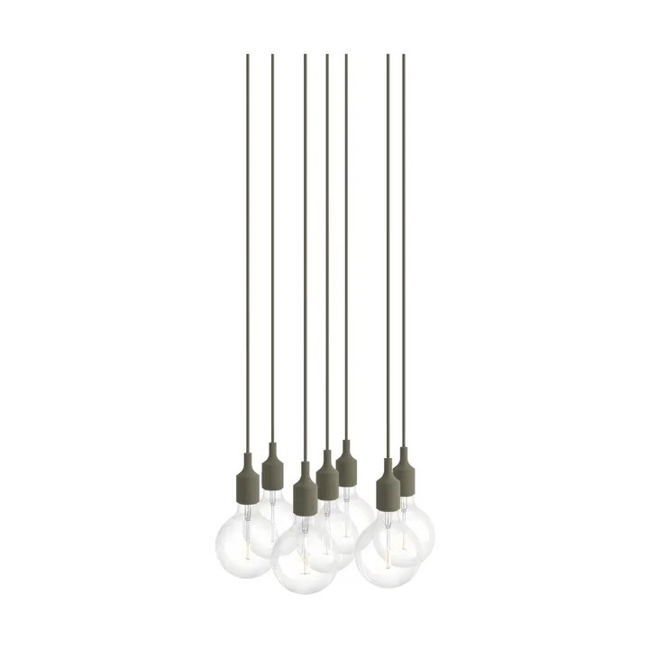 E27 Pendant Cluster 7 lámpara colgante - Oliva - Muuto