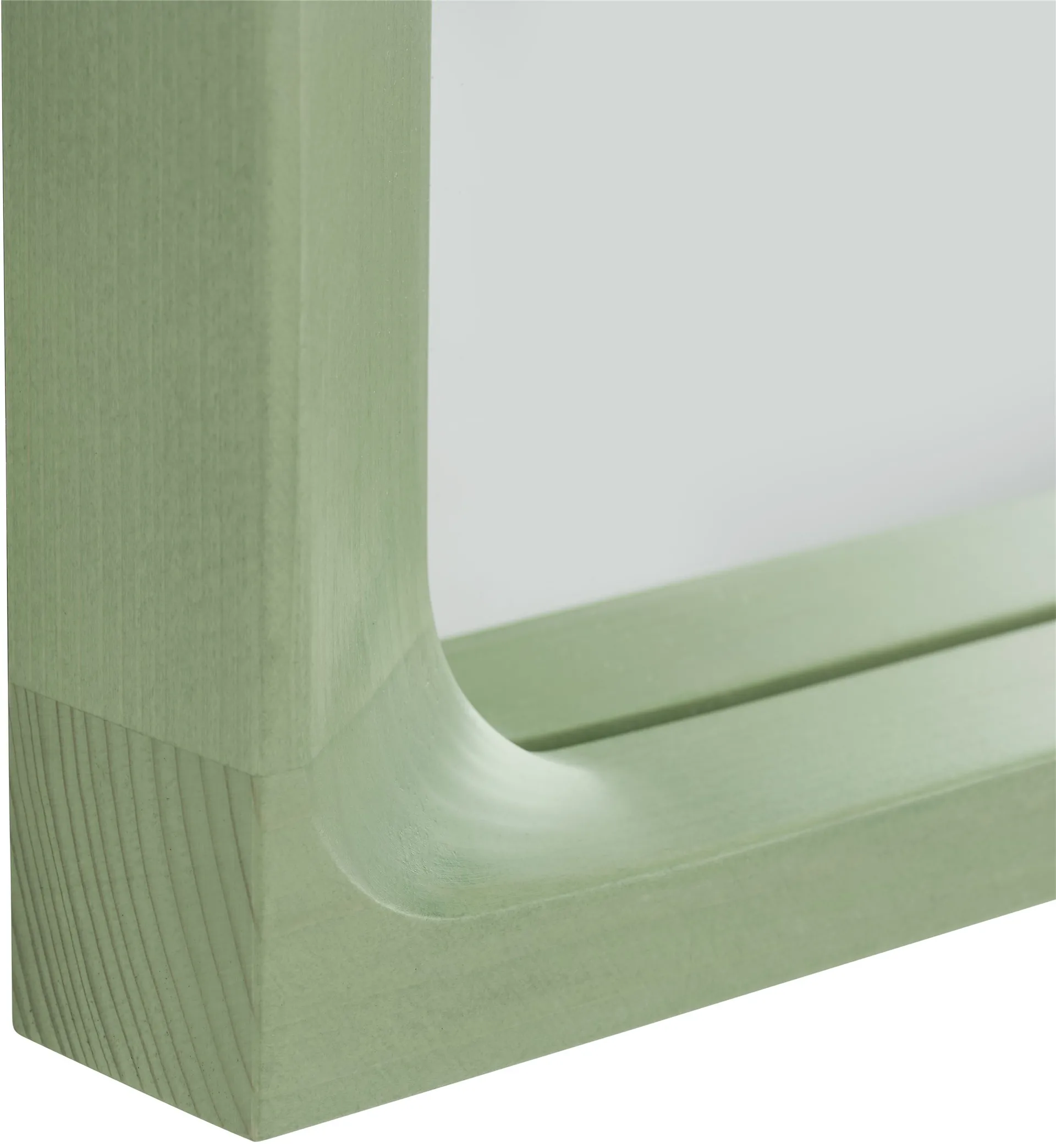 Espejo Arced 80x55 cm, Light green Muuto