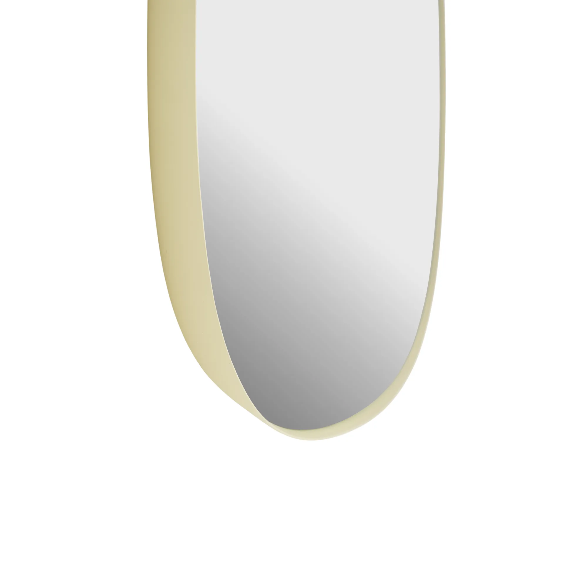 Espejo Framed, Amarillo claro-transparente, 150x50 cm Muuto