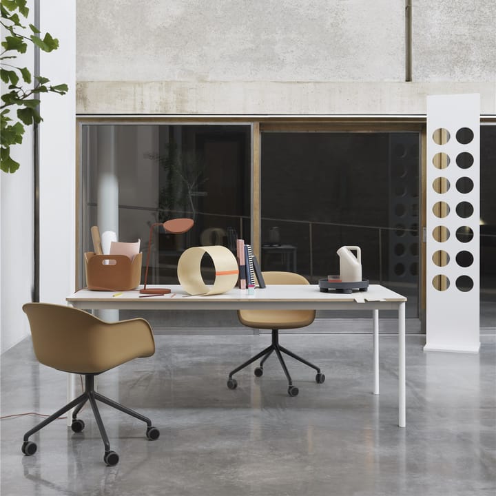 Flexo Leaf, blanco, Copper brown Muuto