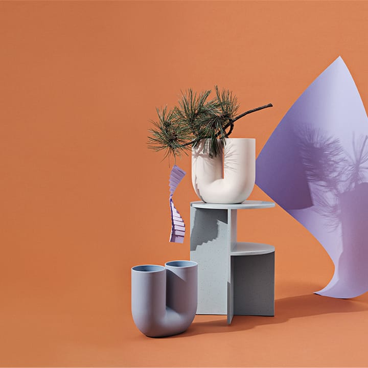 Florero Kink 26 cm, Dusty lilac Muuto