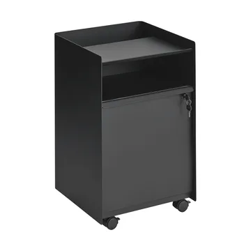 Folded Trolley carrito con armario - Black - Muuto
