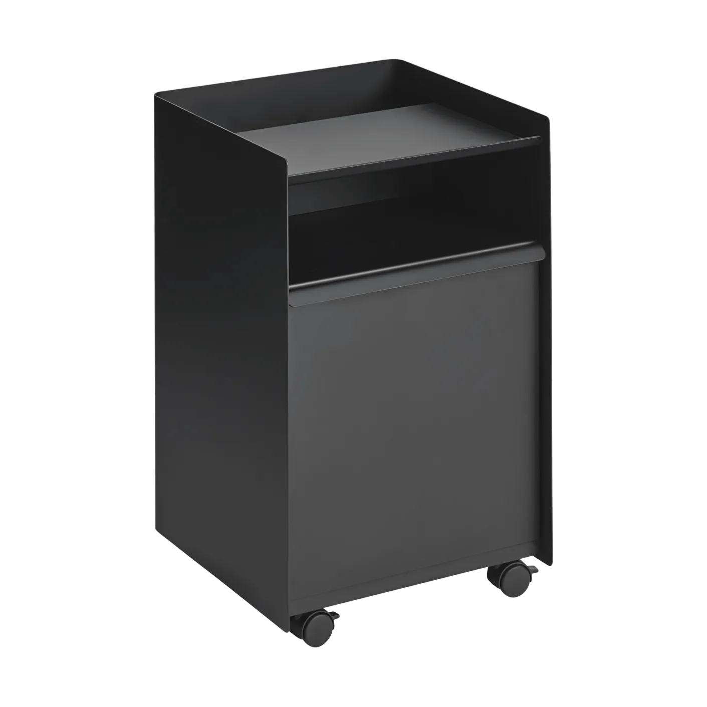 Folded Trolley carrito con cajón, Black Muuto