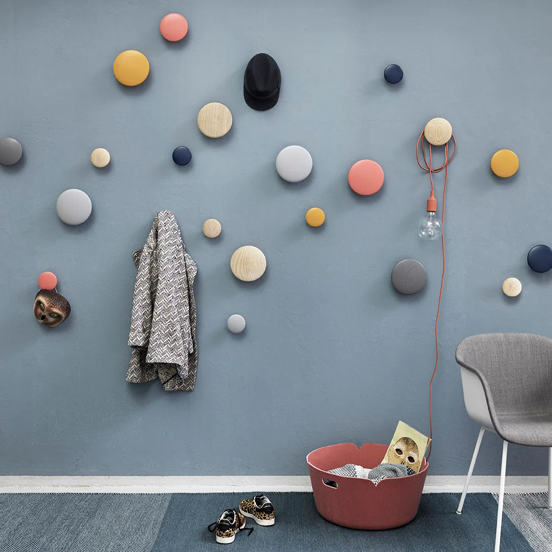 Gancho The Dots, mostaza, pequeño Muuto