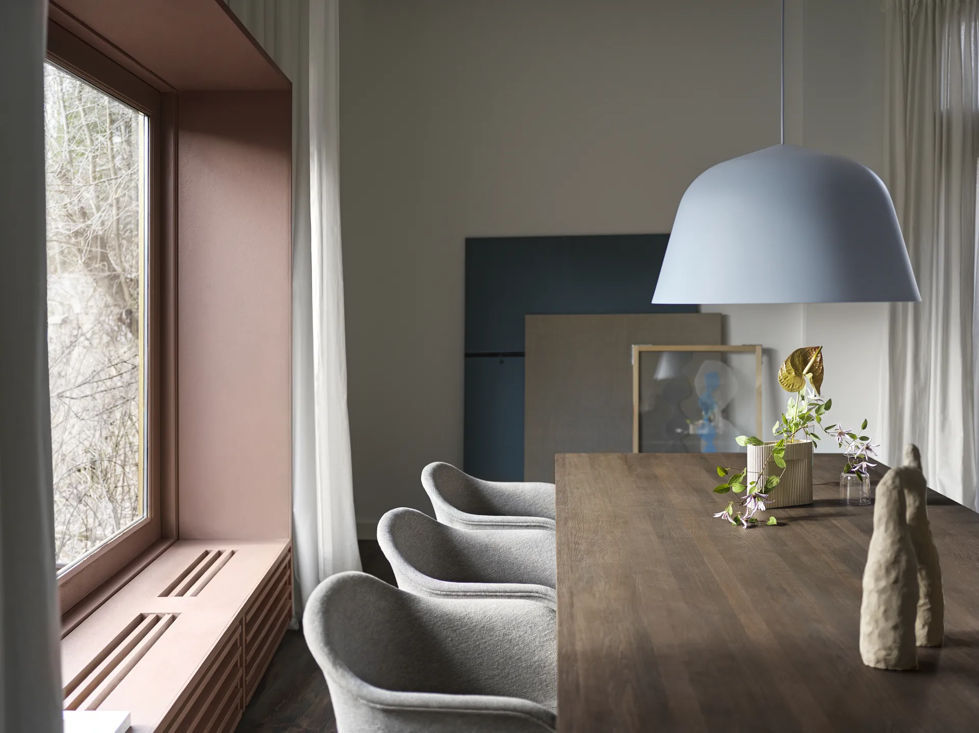 Jarrón Ridge 16,5 cm, Beige Muuto