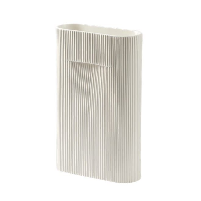Jarrón Ridge 35 cm - Off white - Muuto