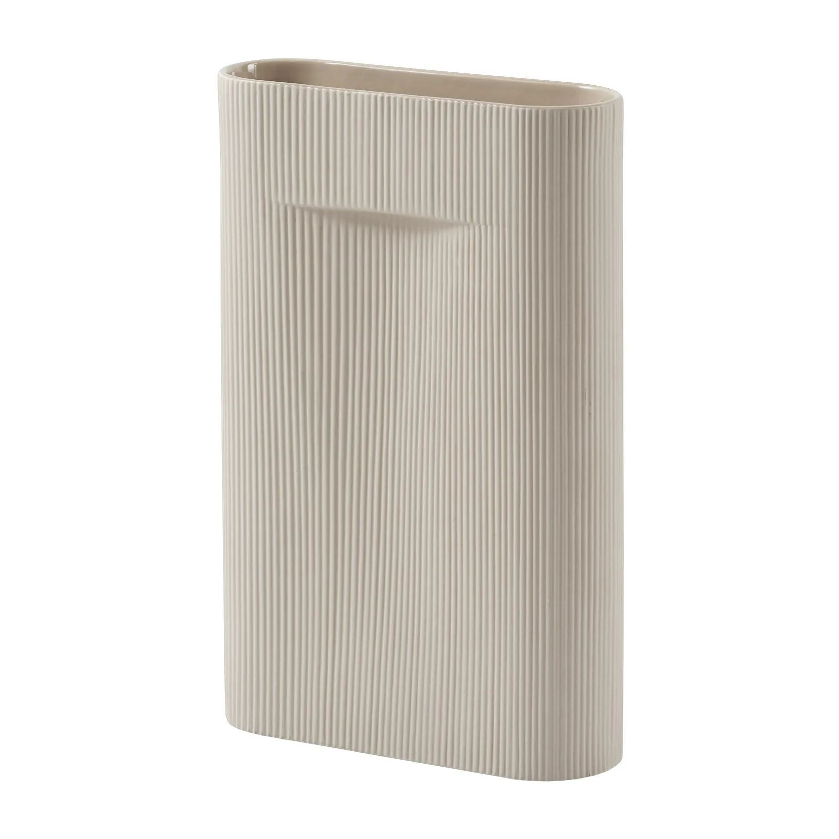 Jarrón Ridge 48,5 cm, Beige Muuto