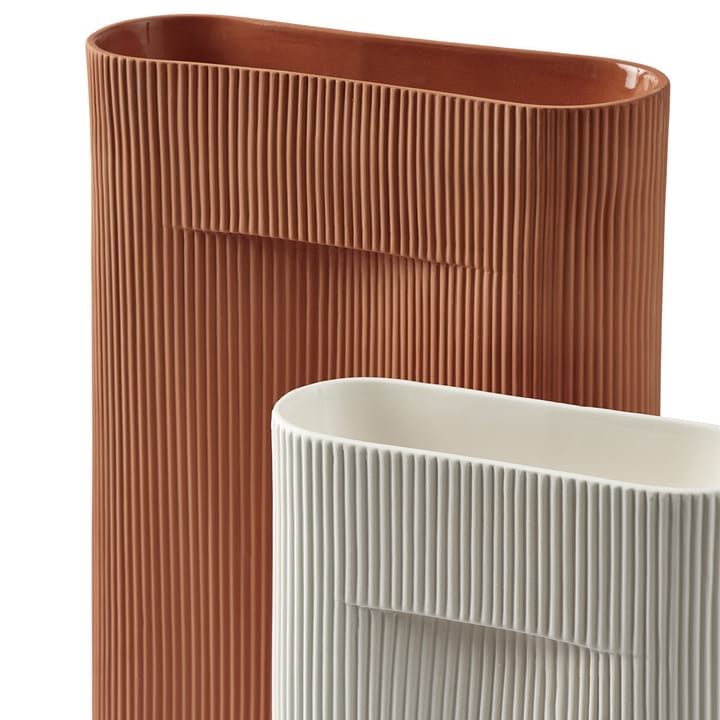 Jarrón Ridge 48,5 cm, Off white Muuto