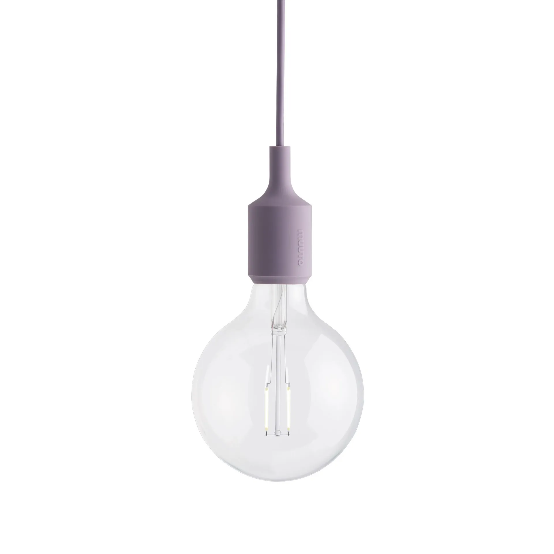 Lámpara colgante E27, Dusty lilac Muuto