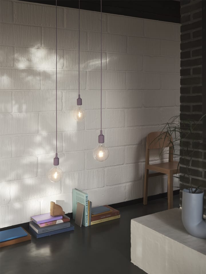 Lámpara colgante E27, Dusty lilac Muuto