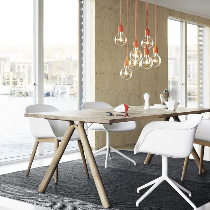 Lámpara colgante E27, White, led Muuto