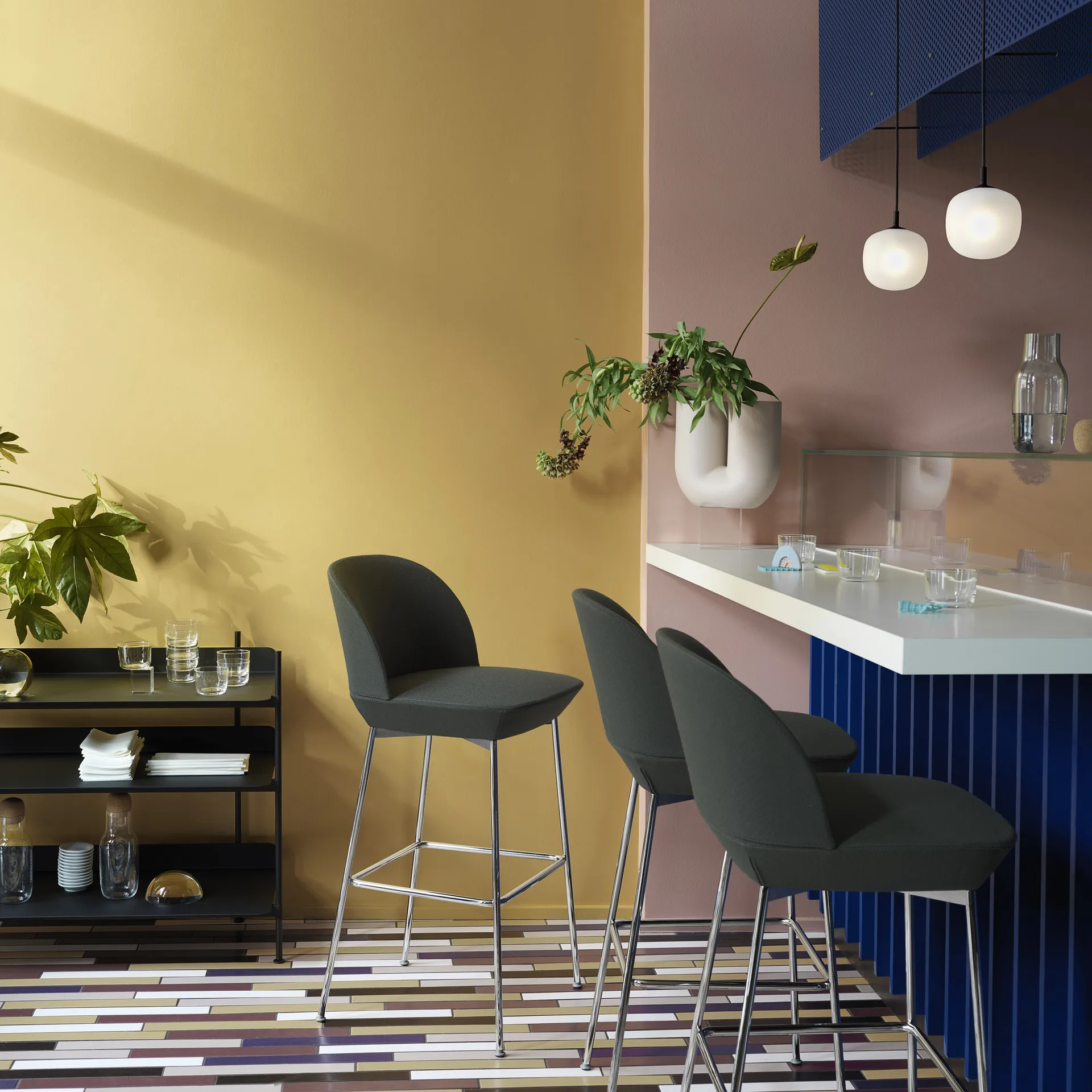 Lámpara colgante Rime Ø12 cm, negro Muuto