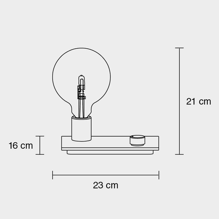 Lámpara de mesa Control - negro - Muuto