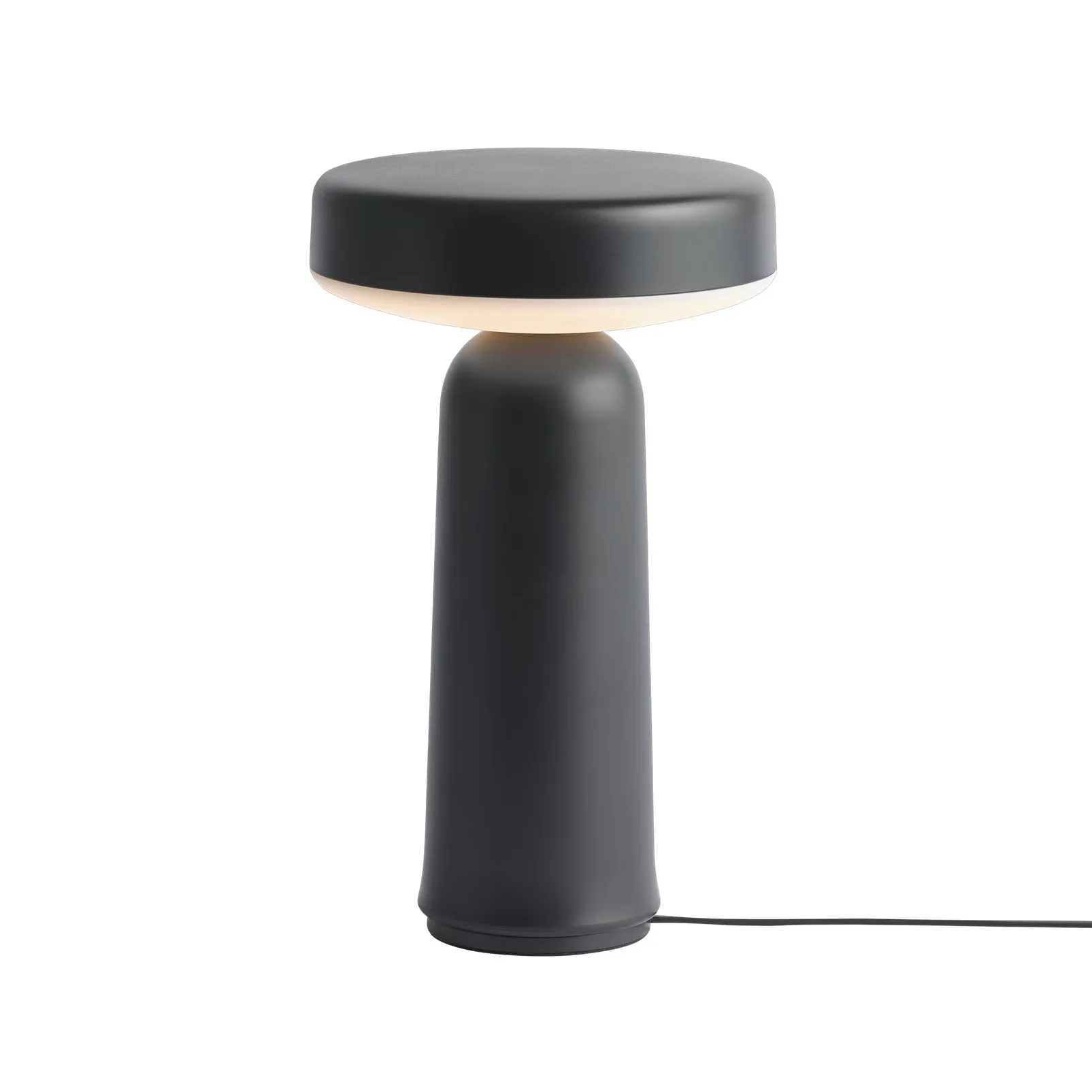 Lámpara de mesa portátil Ease 21,5 cm, Black Muuto