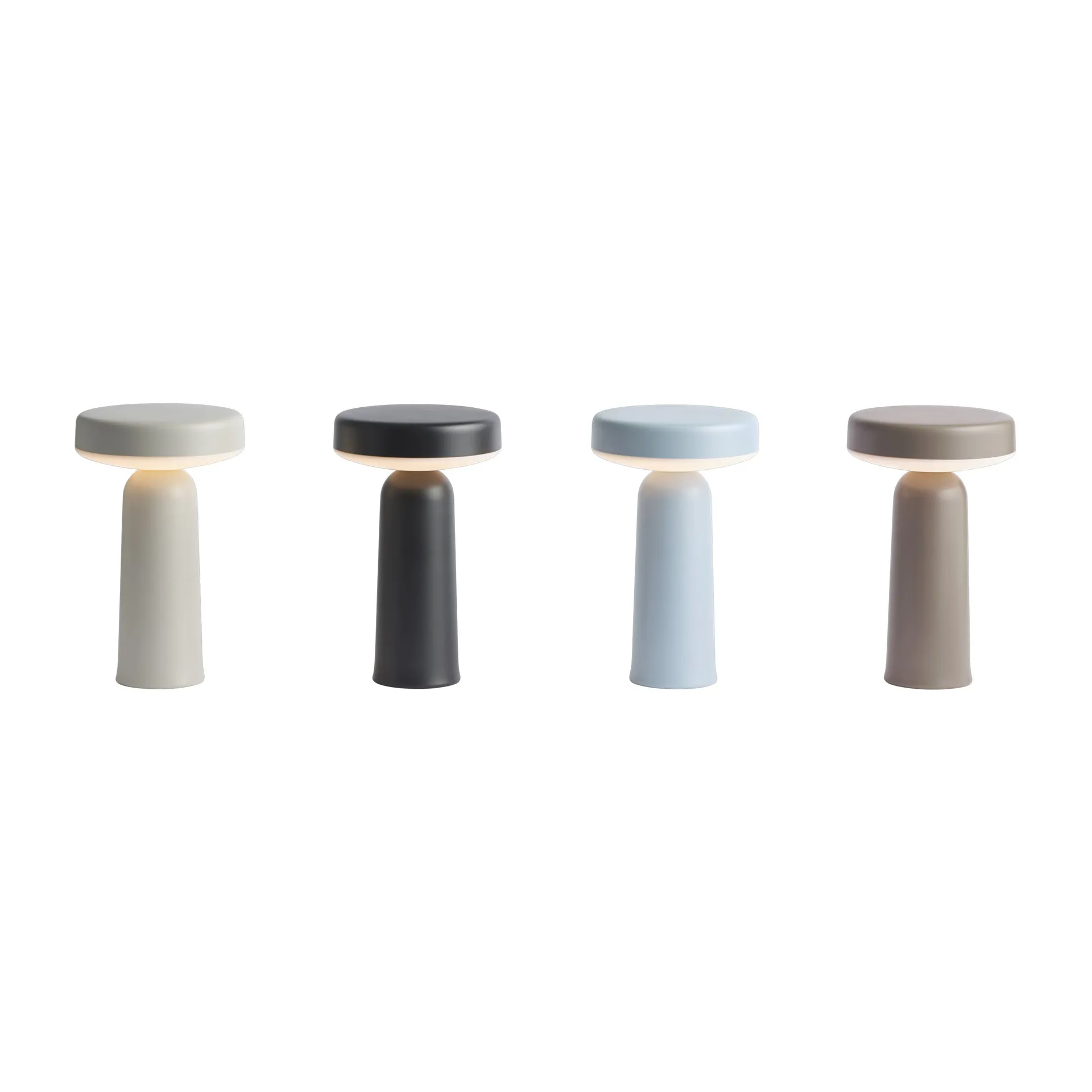 Lámpara de mesa portátil Ease 21,5 cm, Black Muuto