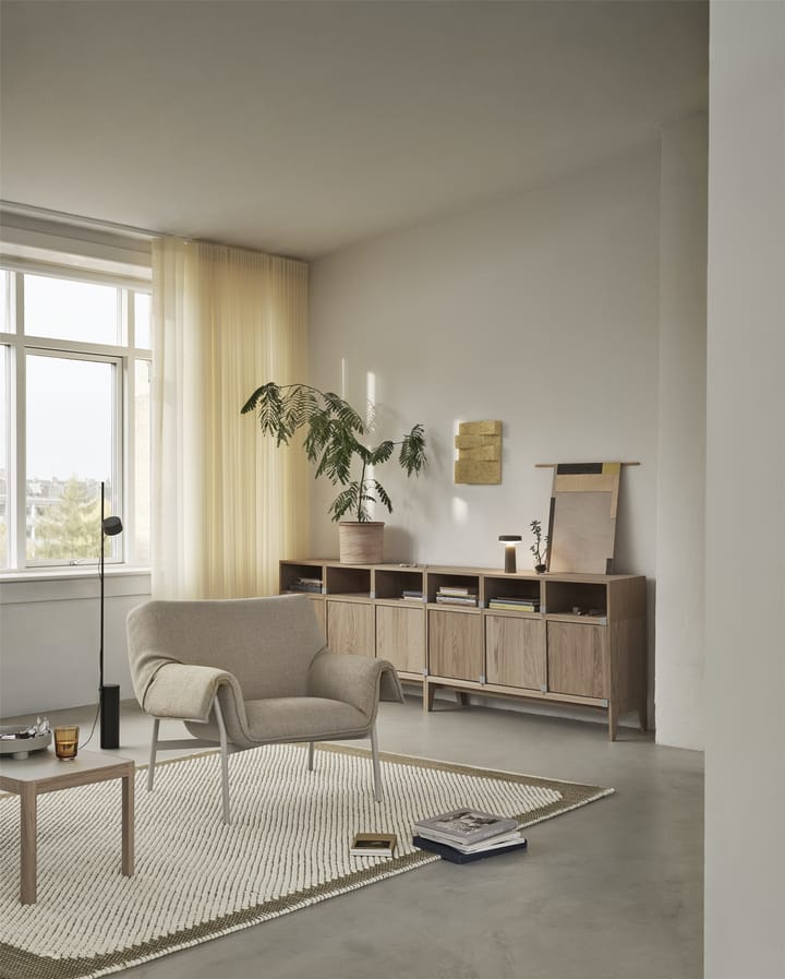 Lámpara de mesa portátil Ease 21,5 cm, Taupe Muuto