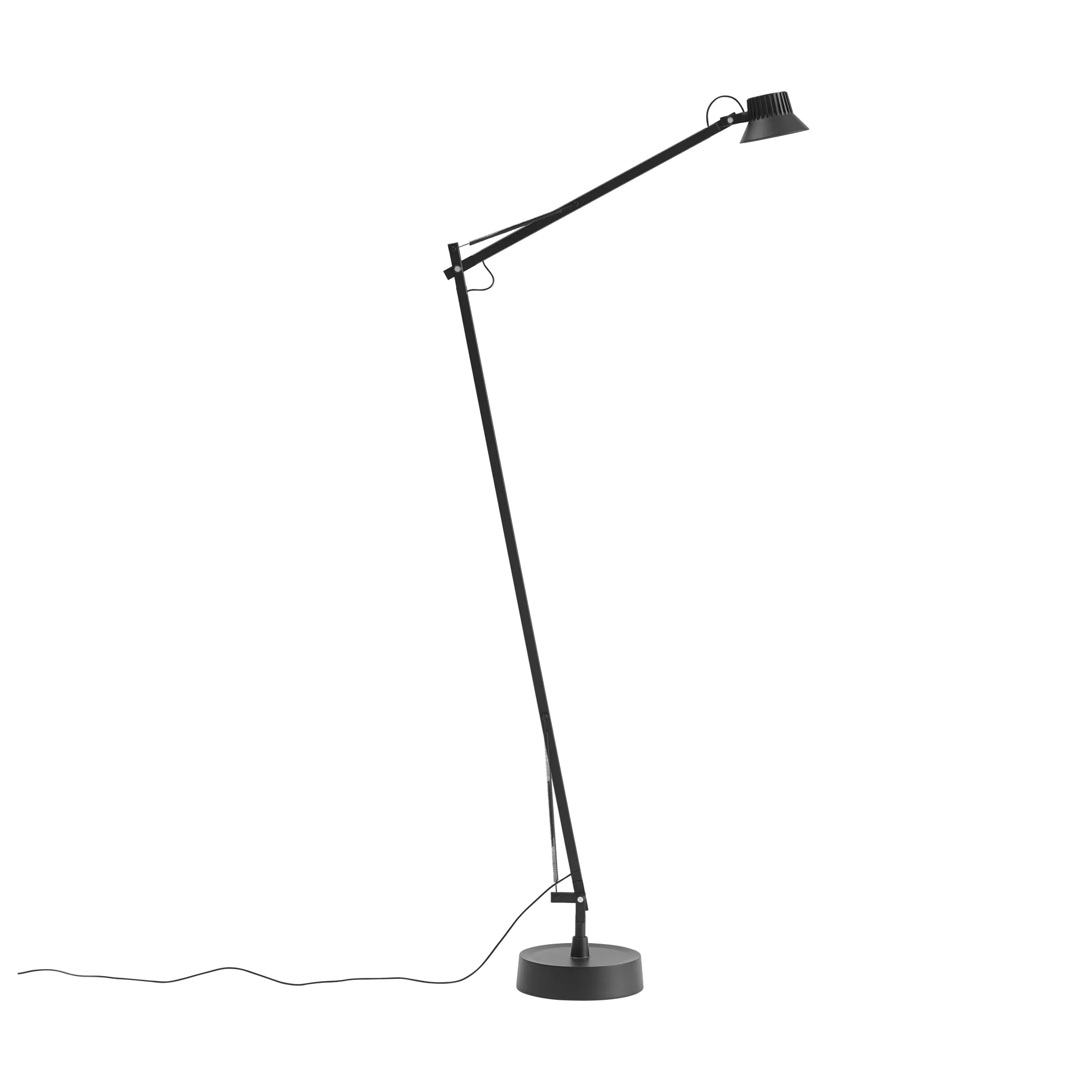 Lámpara de pie Dedicate , Negro, 112 cm Muuto
