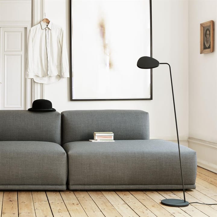 Lámpara de pie Leaf, negro Muuto