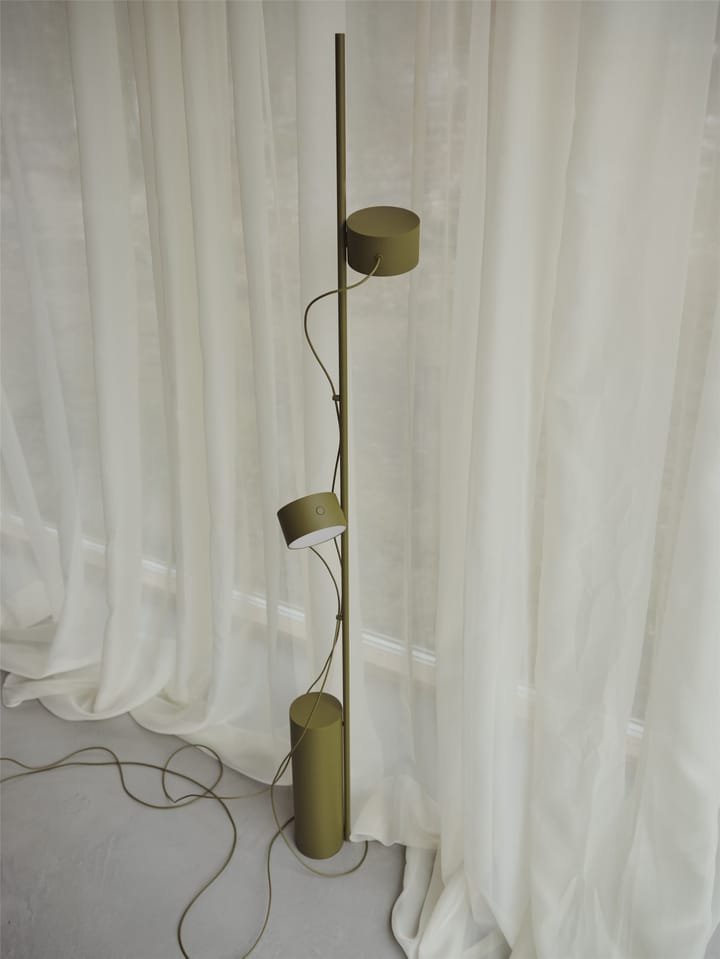 Lámpara de pie Post, Brown-green Muuto