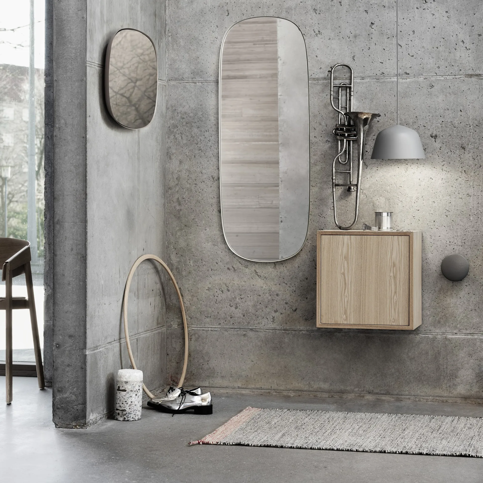 Lámpara de techo Ambit Ø25 cm, gris Muuto