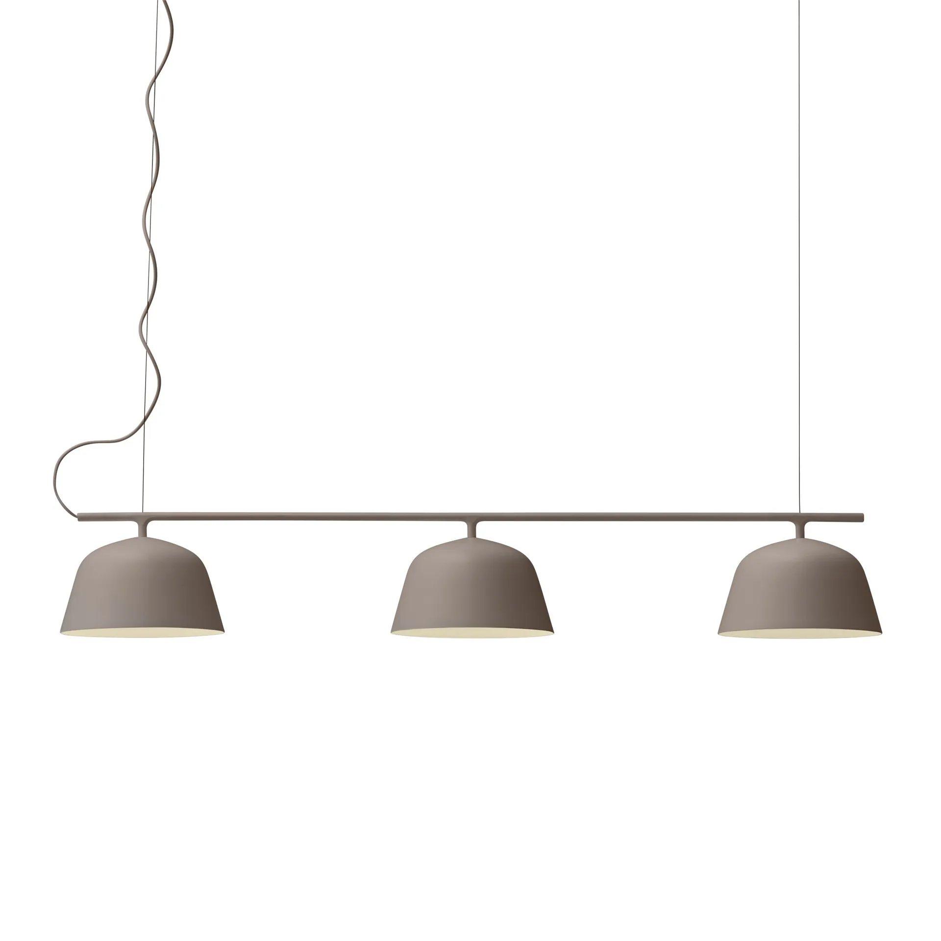 Lámpara de techo Ambit Rail, Taupe Muuto