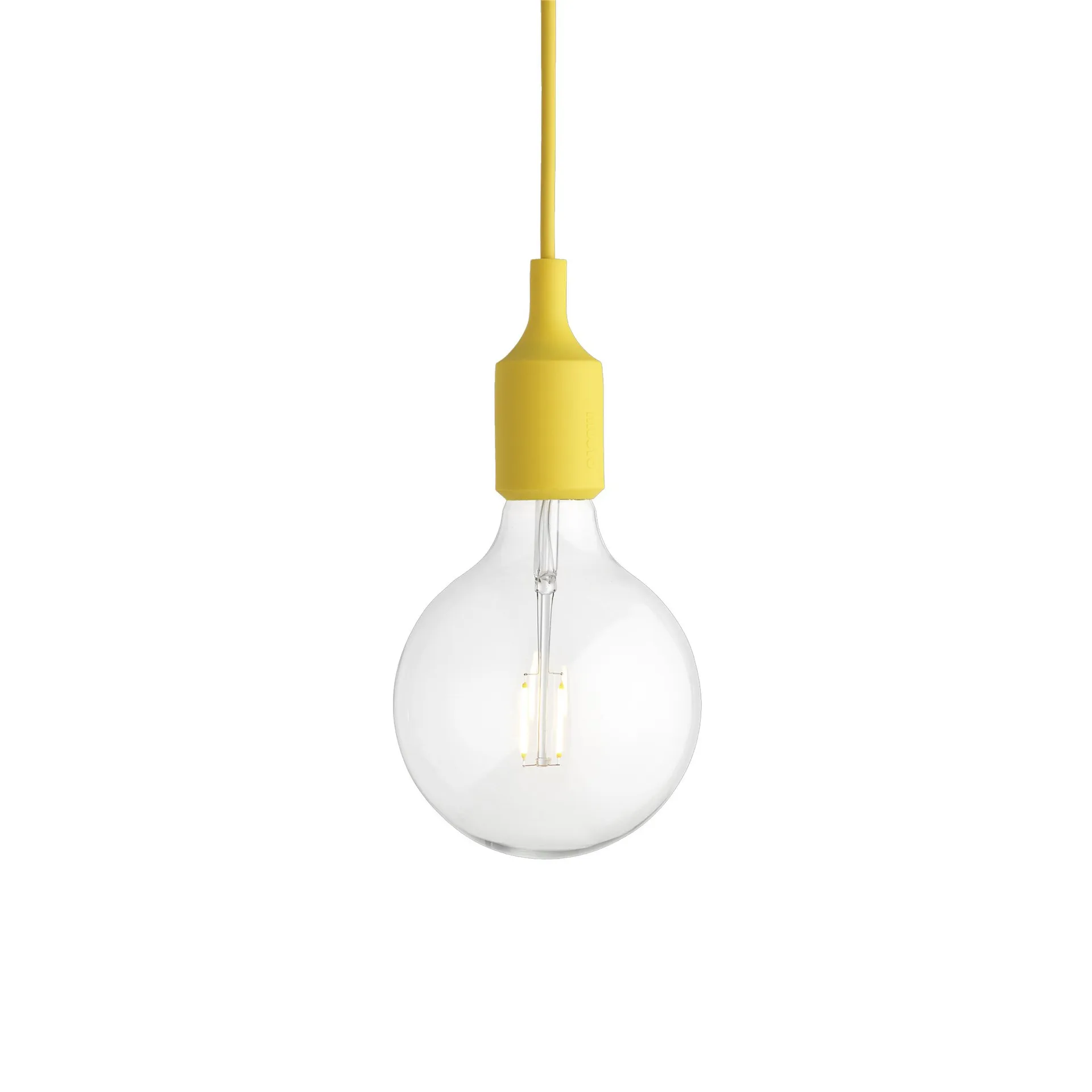 Lámpara de techo E27, amarillo Muuto