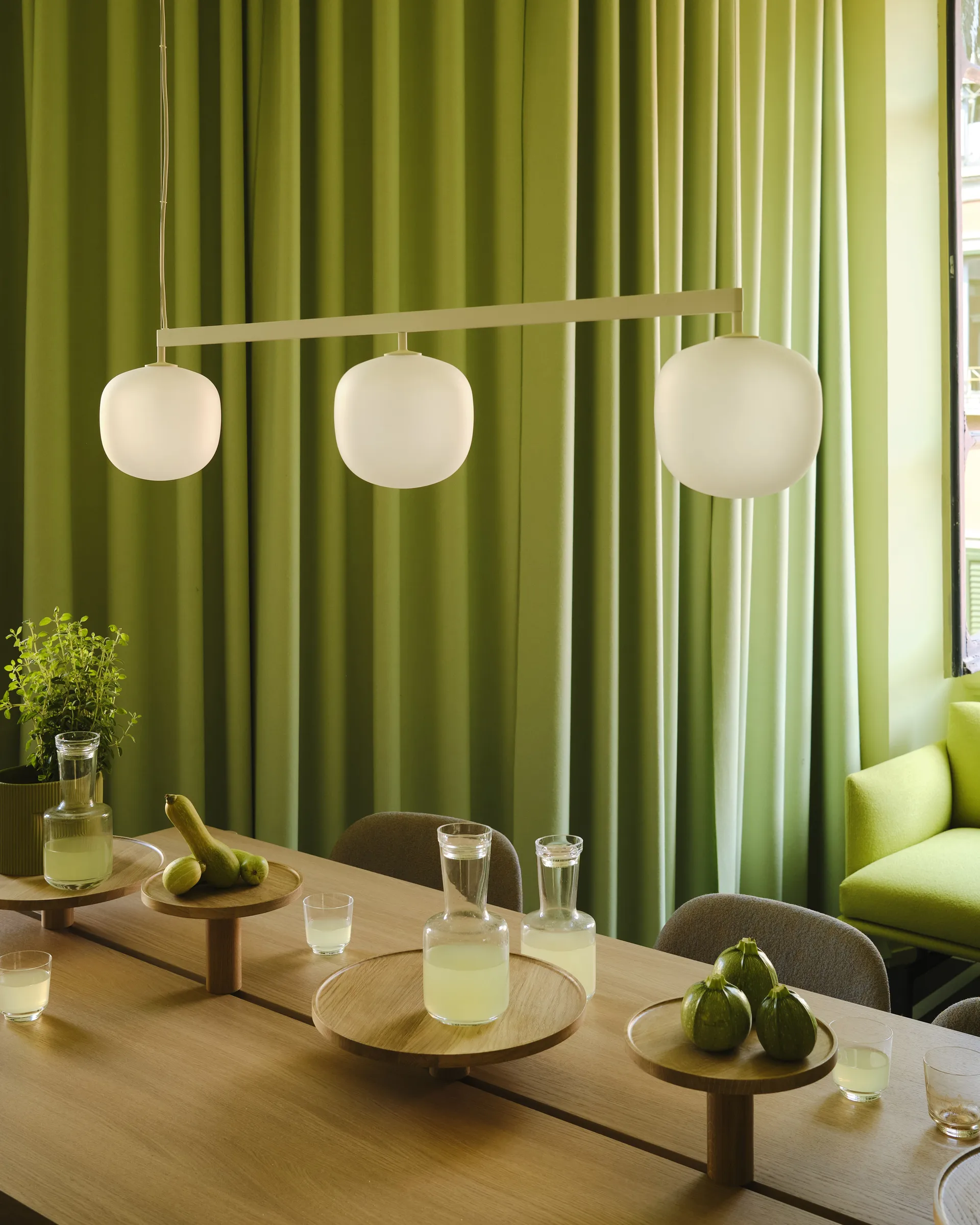 Lámpara de techo Rime Rail Lamp, White Muuto