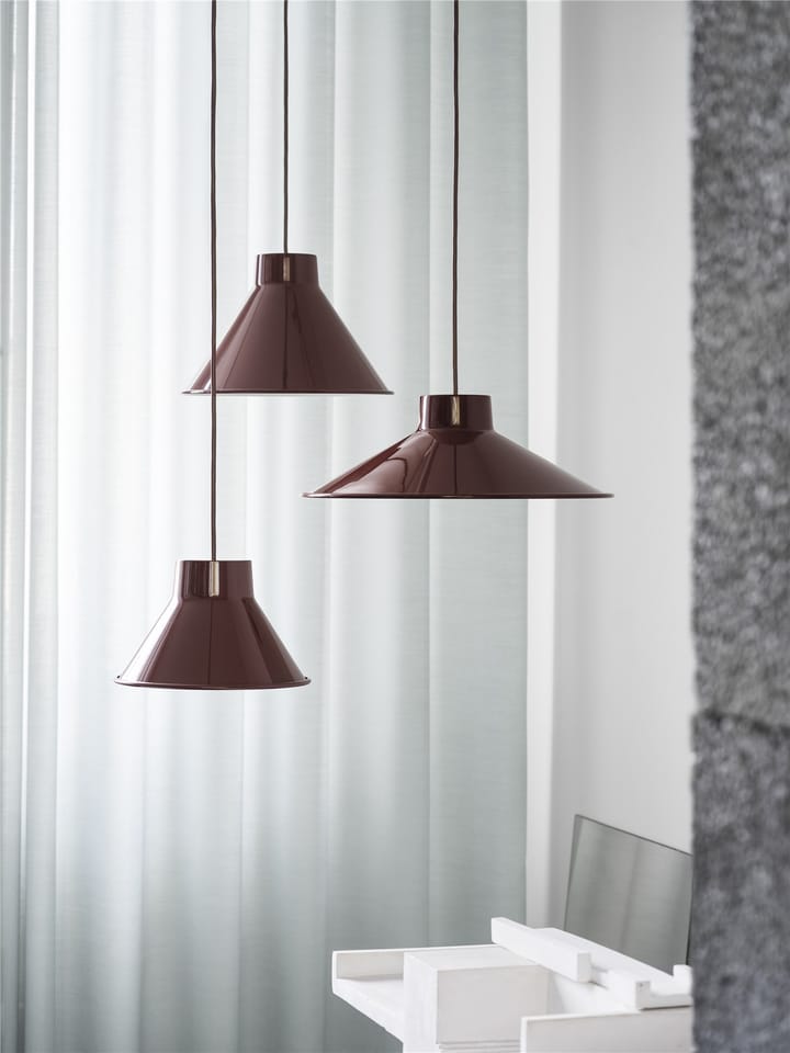 Lámpara de techo Top Ø21 cm, Rojo oscuro Muuto