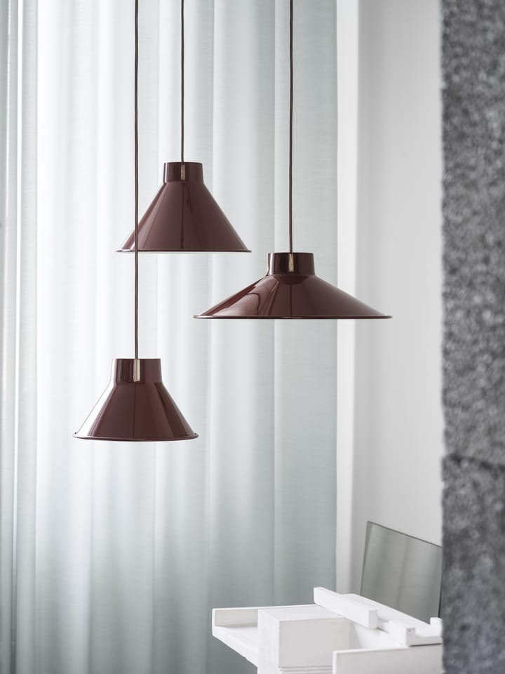 Lámpara de techo Top Ø28 cm, Rojo profundo Muuto
