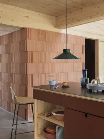 Lámpara de techo Top Ø36 cm - Verde oscuro - Muuto