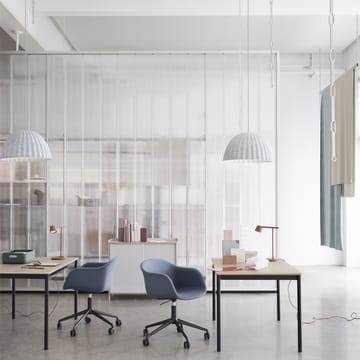 Lámpara de techo Under the bell Ø 55 cm - blanco veteado - Muuto
