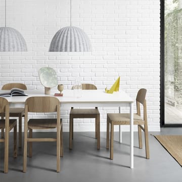 Lámpara de techo Under the bell Ø 55 cm - blanco veteado - Muuto