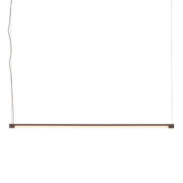 Lámpara Fine Suspension Lamp 120 cm - Deep Red - Muuto