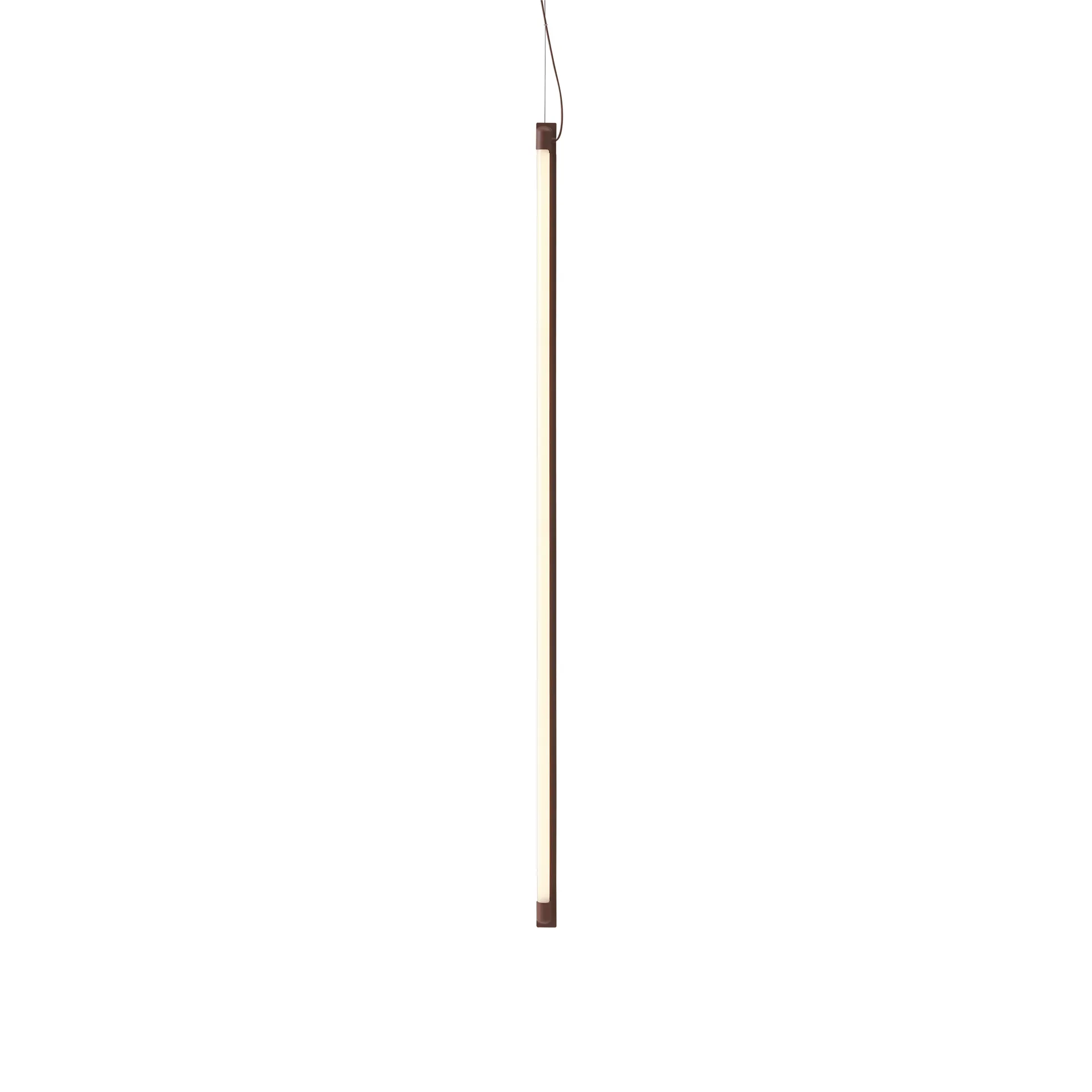 Lámpara Fine Suspension Lamp 120 cm, Deep Red Muuto