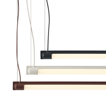 Lámpara Fine Suspension Lamp 120 cm - Grey - Muuto