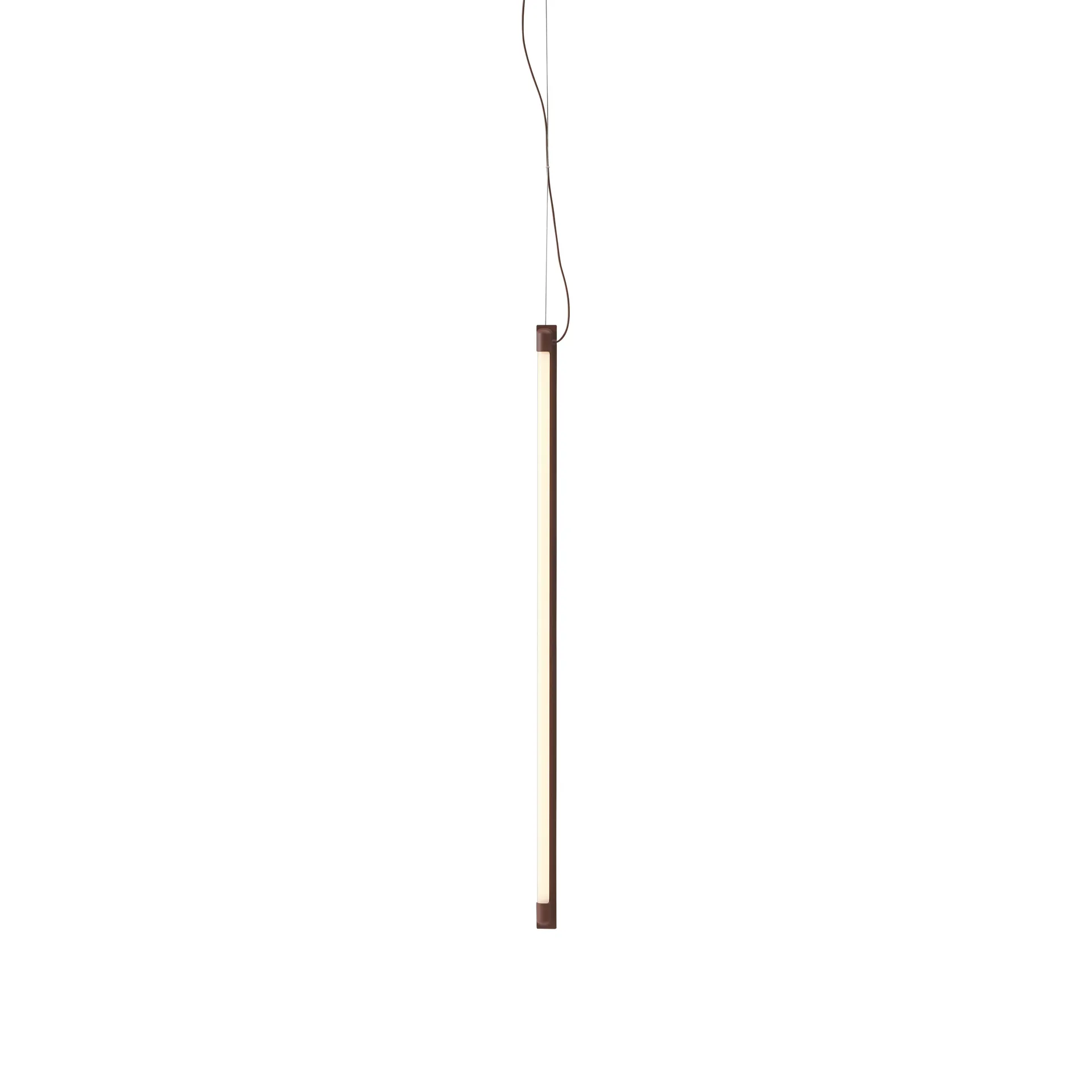 Lámpara Fine Suspension Lamp 90 cm, Deep Red Muuto