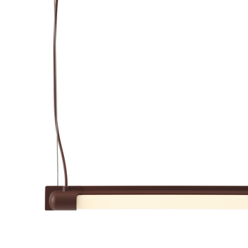 Lámpara Fine Suspension Lamp 90 cm - Deep Red - Muuto