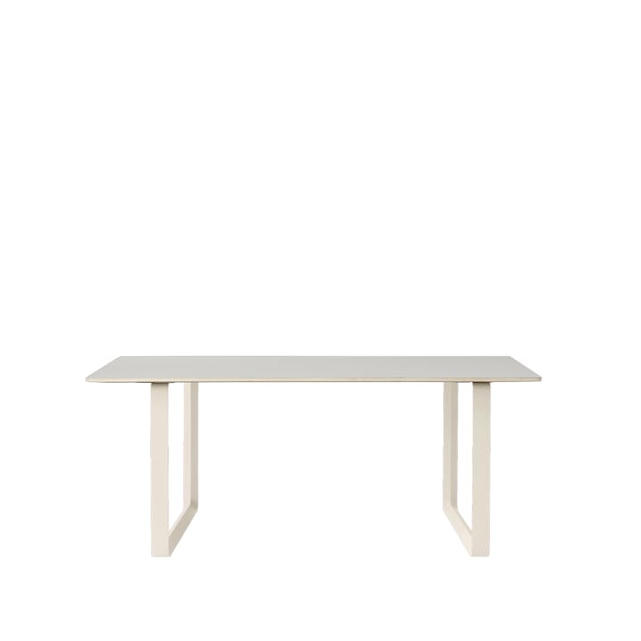 Mesa 70/70 170x85 cm - Grey linoleum-Plywood-Sand - Muuto